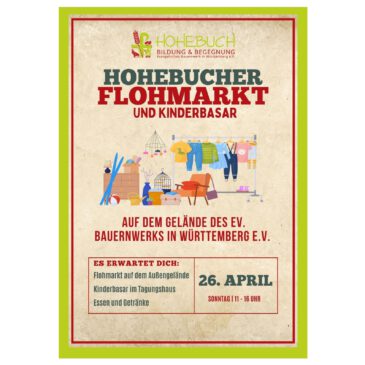 Save the date ➡️ Flohmarkt am 26.04.26 in Hohebuch !
